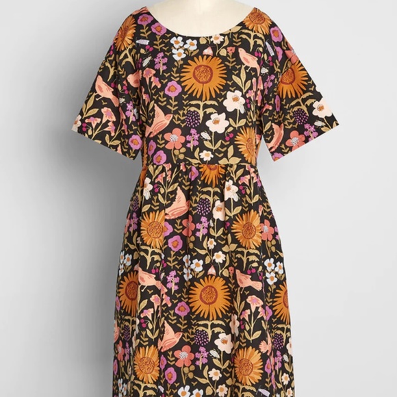 COPY - Sunflower Scenario Smock Dress - Picture 1 of 3